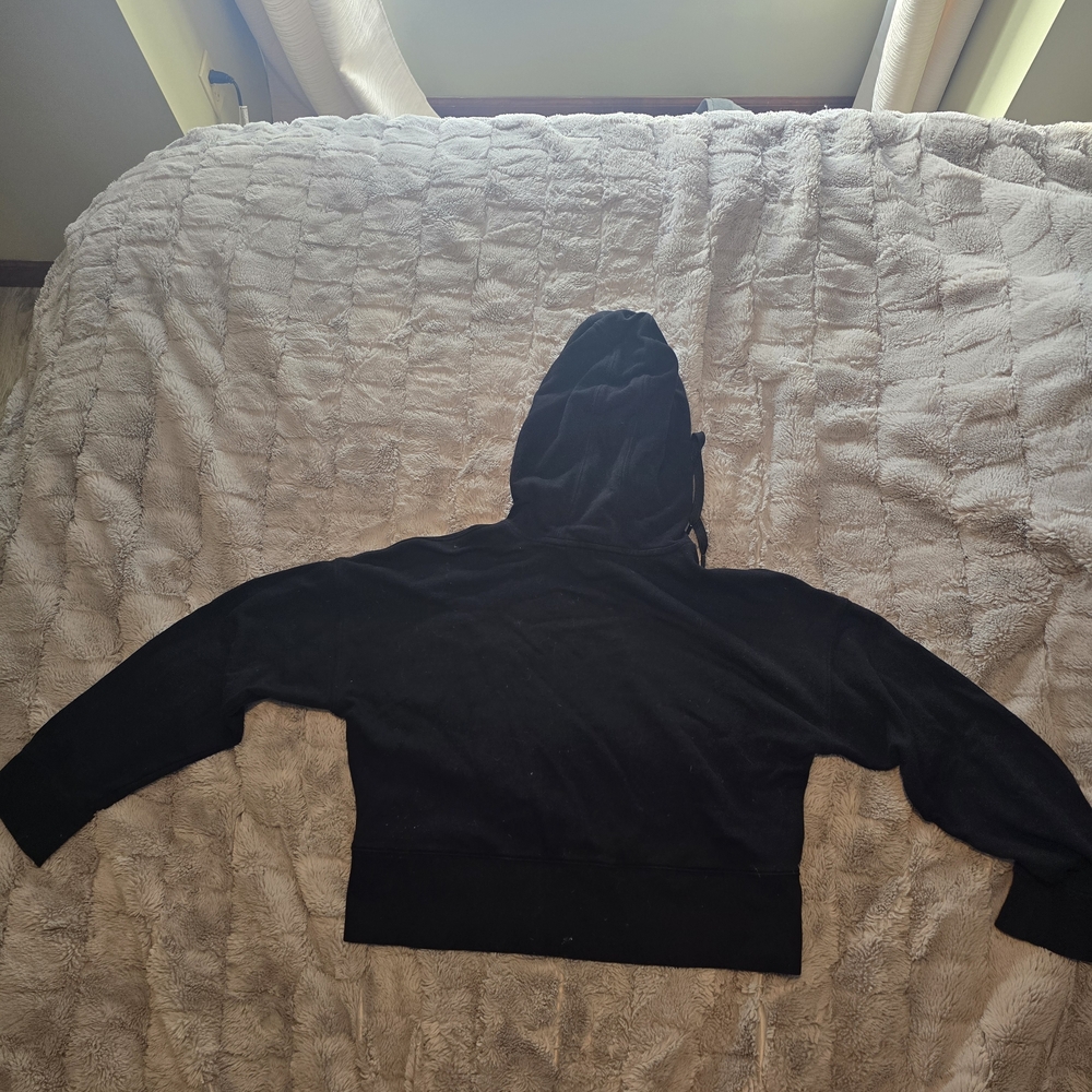 DKNY Black Hoodie with Green Logo - Picture 3 of 4